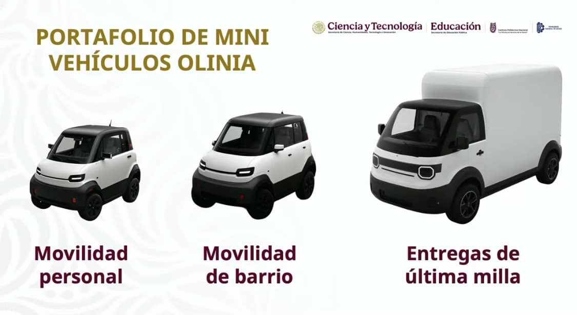 ¿Qué significa el logo de Olinia, la apuesta de minivehículos del gobierno mexicano?