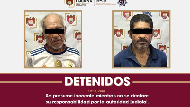 Coordinación policial permite la detención de dos sujetos por privación ilegal de la libertad