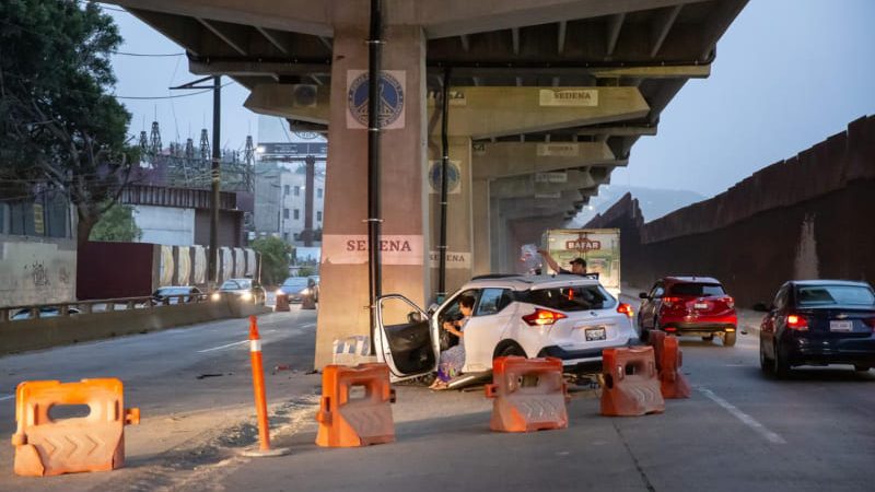Choque sobre la avenida Internacional deja dos mujeres mayores lesionadas