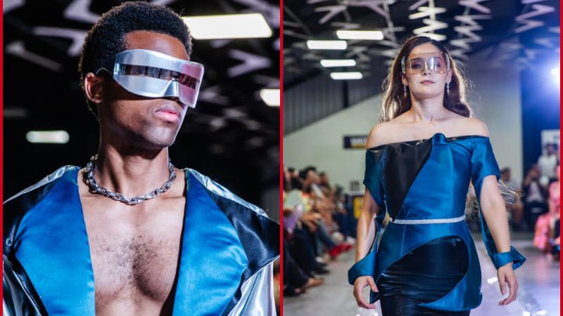 Jóvenes diseñadores exponen su talento con pasarela de moda en El Trompo
