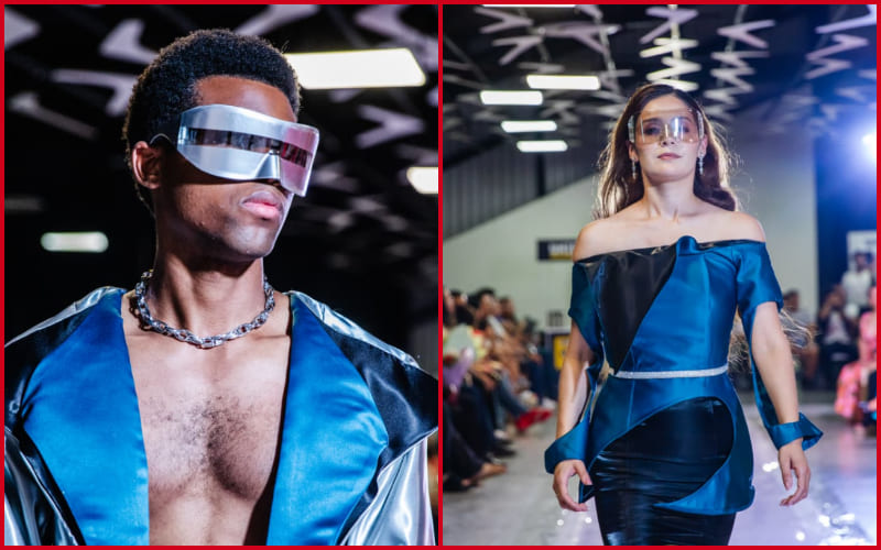 Jóvenes diseñadores exponen su talento con pasarela de moda en El Trompo