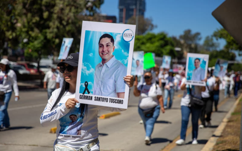 Marchan para exigir «Justicia y verdad» para víctimas de desaparición en Baja California