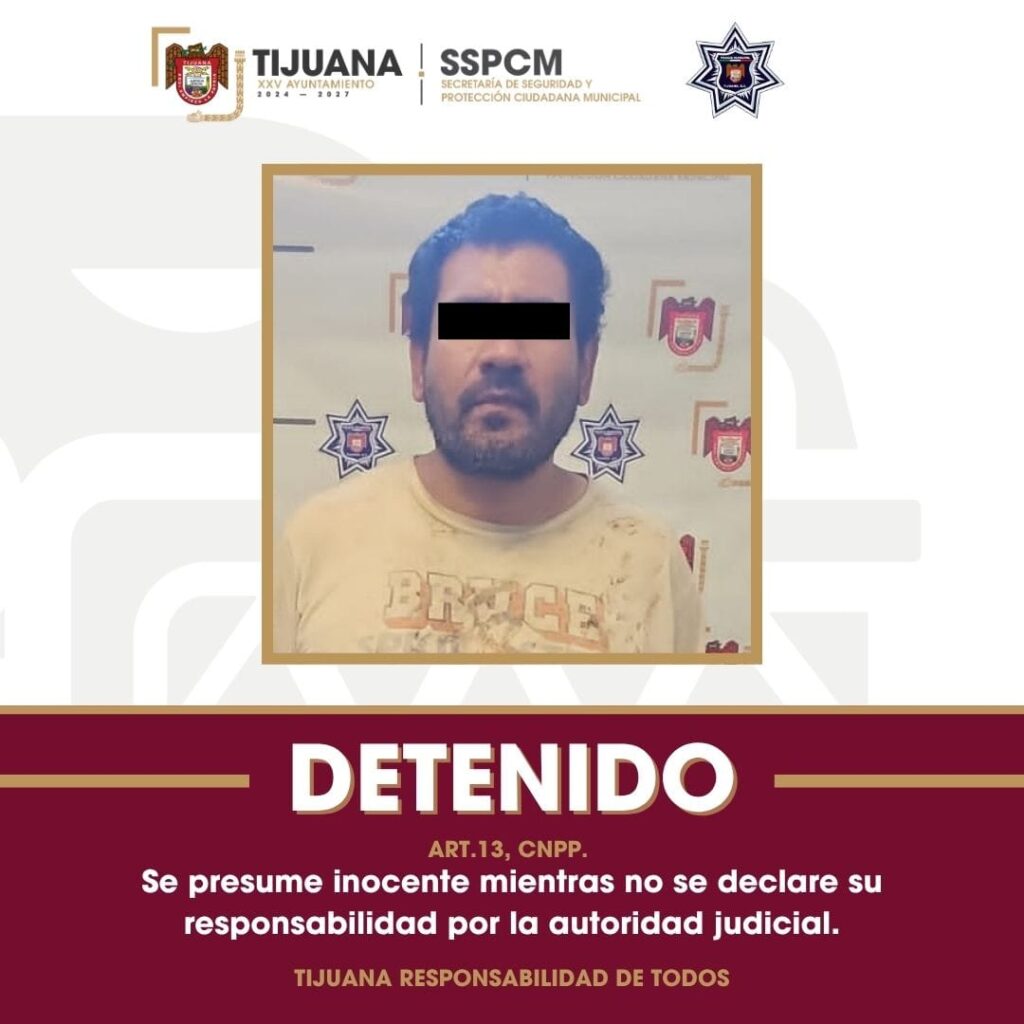 Detienen agentes de la SSPCM a presunto responsable de provocar incendio en casa habitación