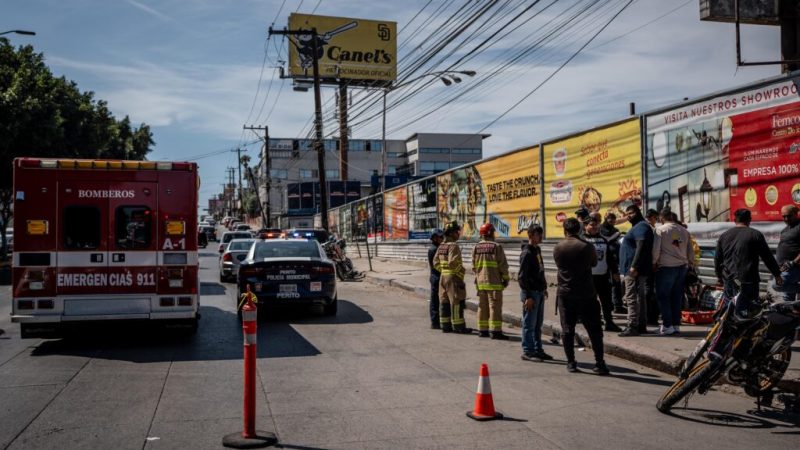 Motociclista resulta lesionado en accidente sobre bulevar Agua Caliente