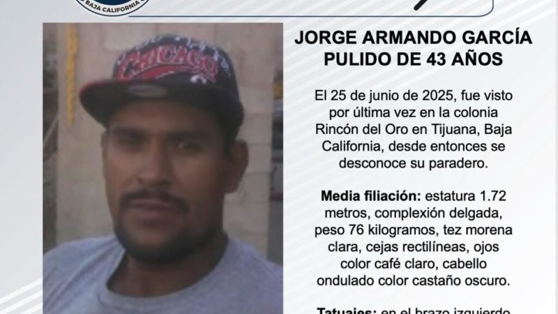 Pesquisa de Jorge Armando García Pulido de 43 años de edad