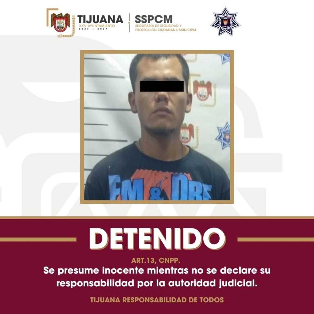 Detienen elementos de la SSPCM a presunto responsable de robo con violencia a conductor de transporte público