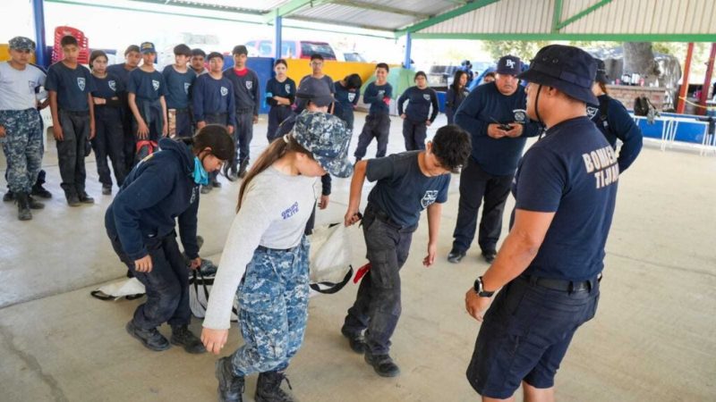 Impulsa SSPCM formación en valores y prevención del delito con campamento de la Policía Juvenil