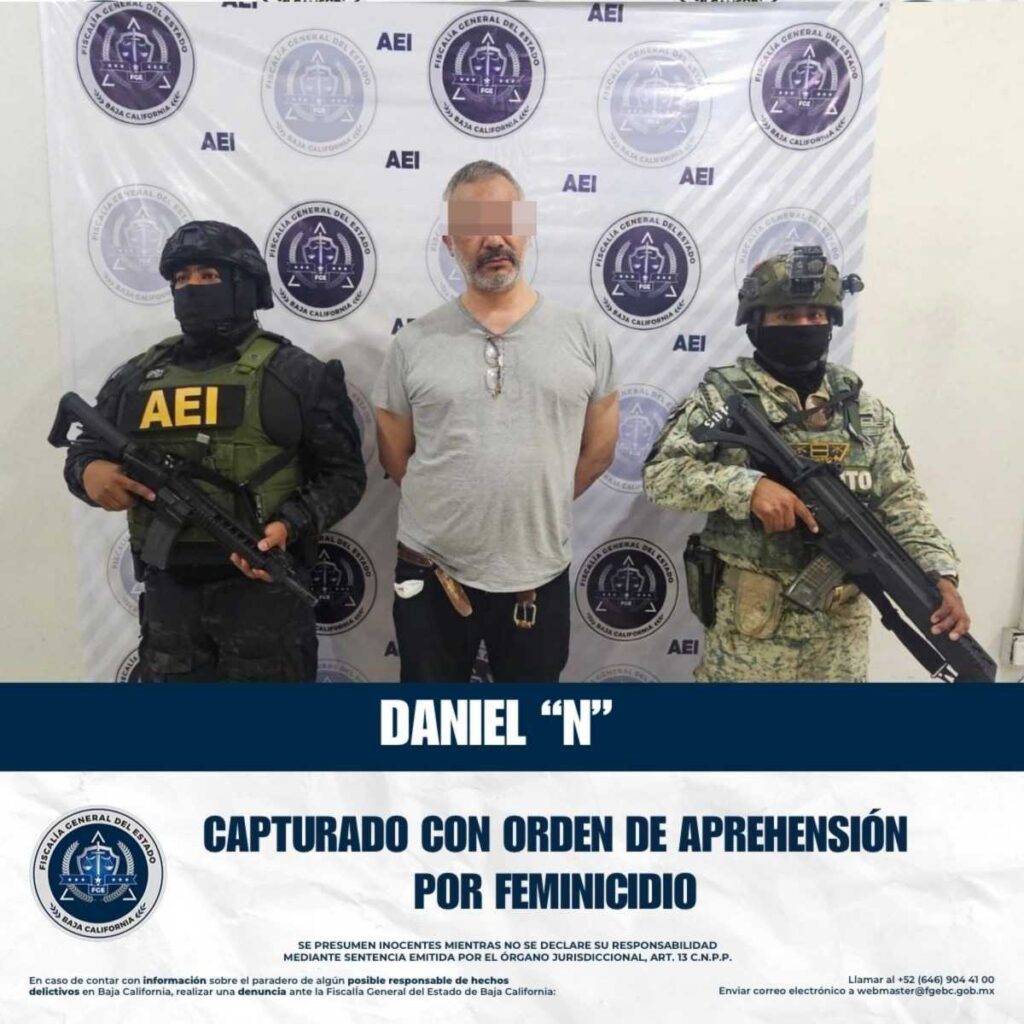 La Fiscalía General del Estado logra la captura de un presunto responsable del delito de feminicidio