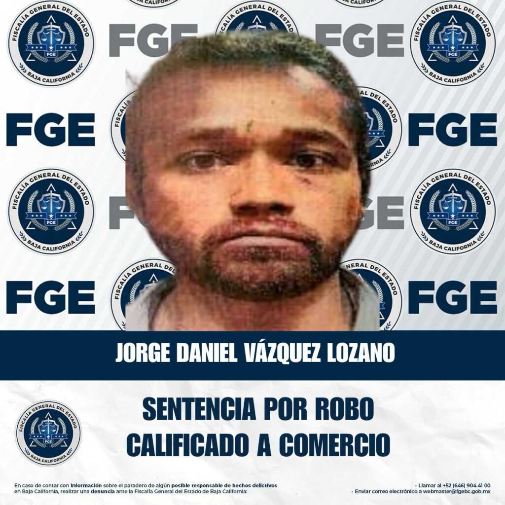 Logra la FGE que imputado reciba pena de 3 años y 8 meses de prisión por robo calificado