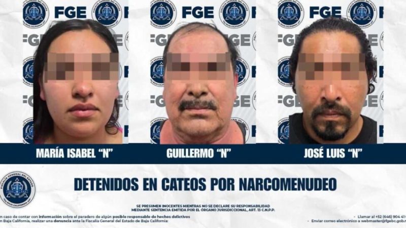 Ejecuta FGE cateos por narcomenudeo en Playas de Rosarito