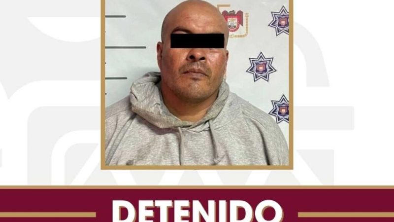 Detiene Policía Municipal de Tijuana a hombre por violencia familiar y portación de arma blanca