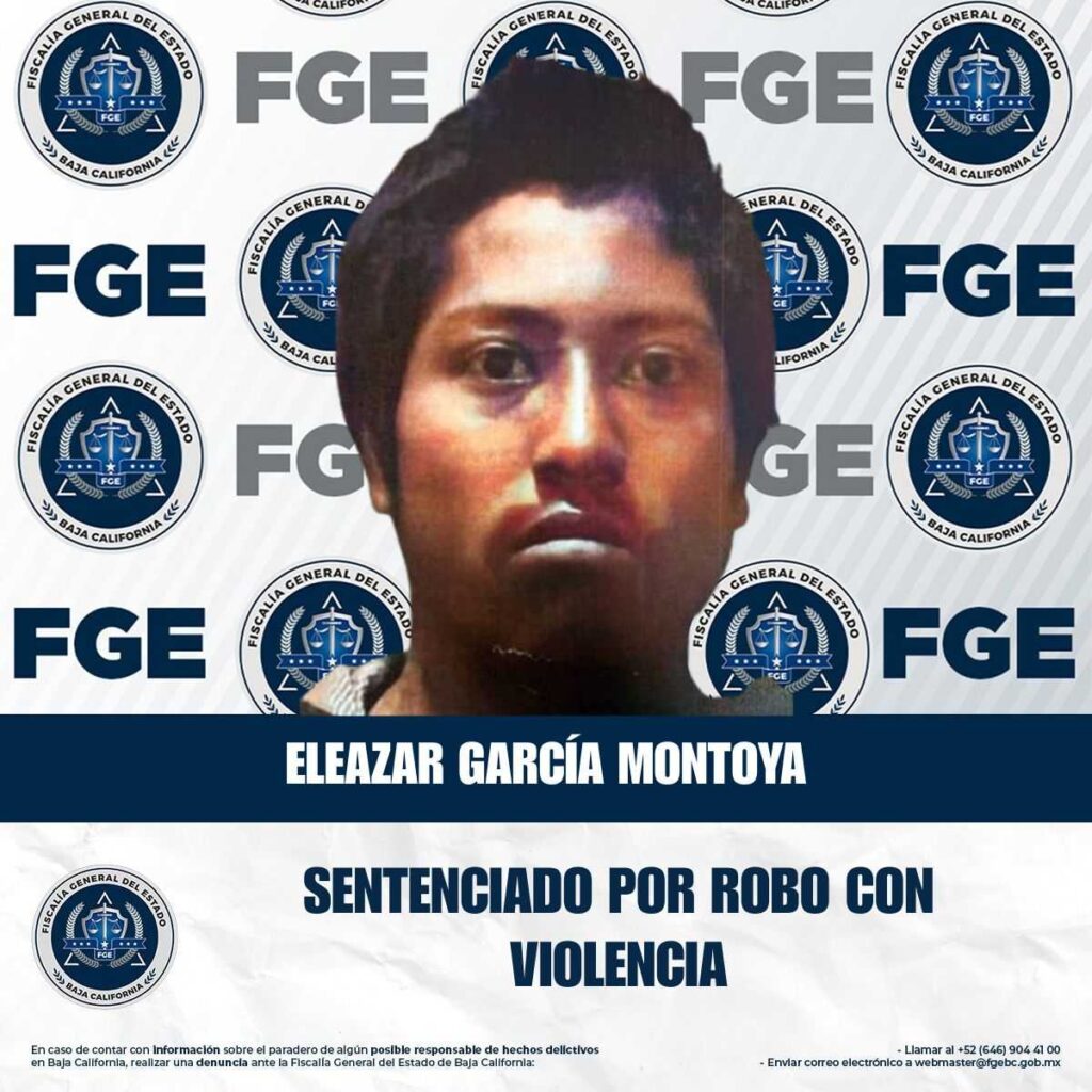 Sentencia de 3 añoa y 6 meses para responsable de robo con violencia