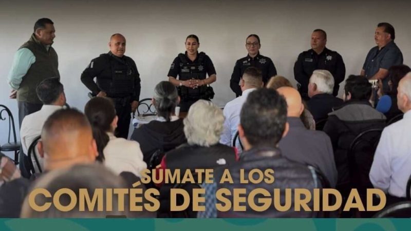 Impulsa SSPCM participación ciudadana a través de los Comités de Seguridad