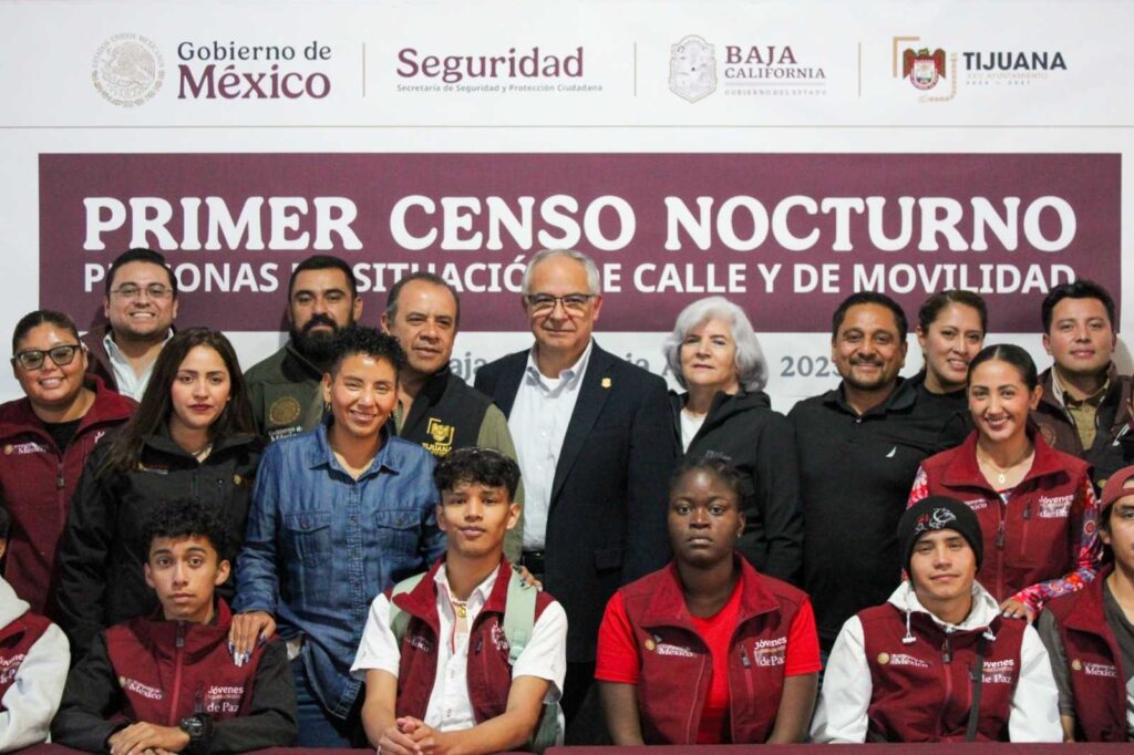 Participa Gobierno del Estado en el primer censo nocturno de personas en situción de calle en Tijuana