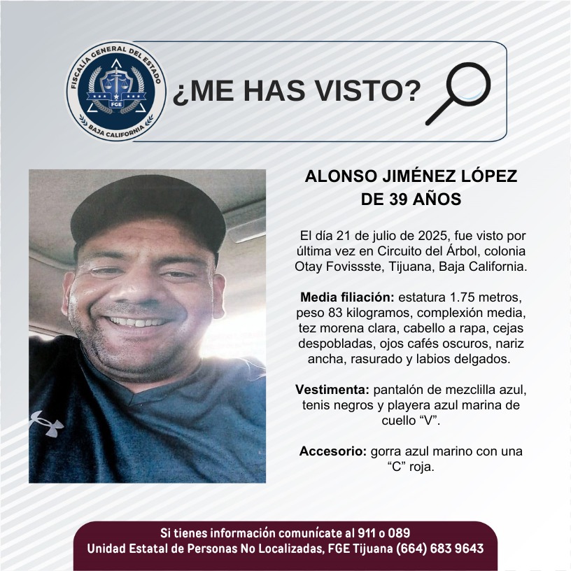 Pesquisa de Luis Alfonso Jiménez López de 39 años de edad