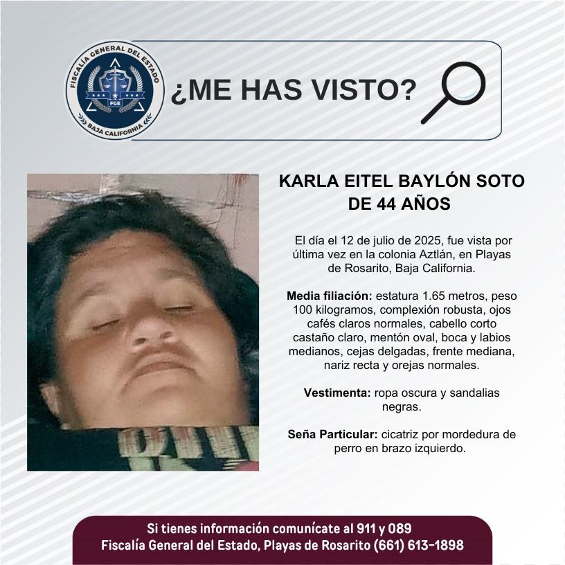 Pesquisa de Karla Eitel Baylón Soto de 44 años de edad