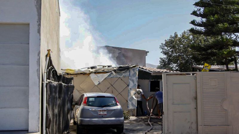 Incendio en la colonia Buenos Aires Sur; no hay lesionados