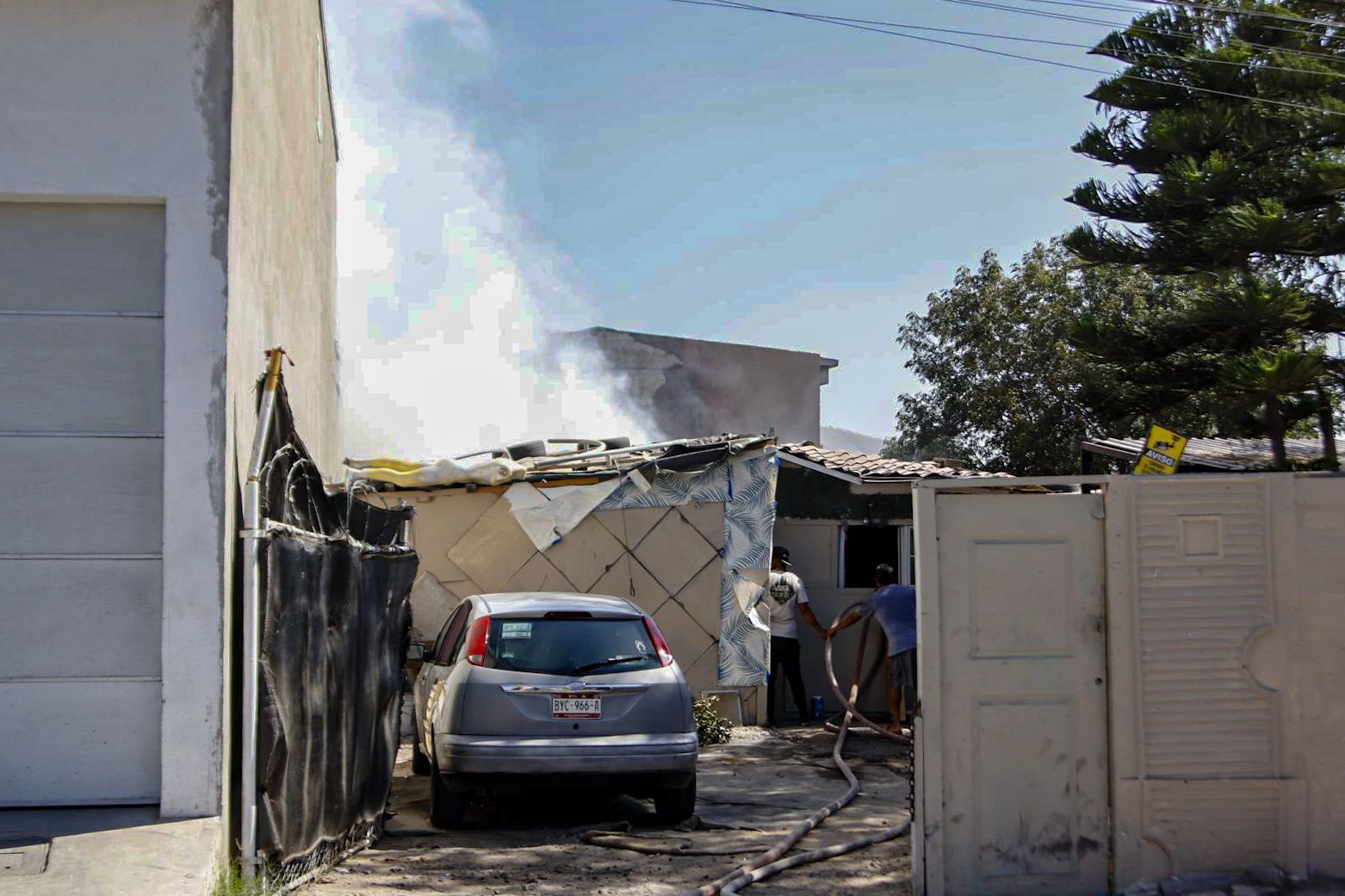 Incendio en la colonia Buenos Aires Sur; no hay lesionados