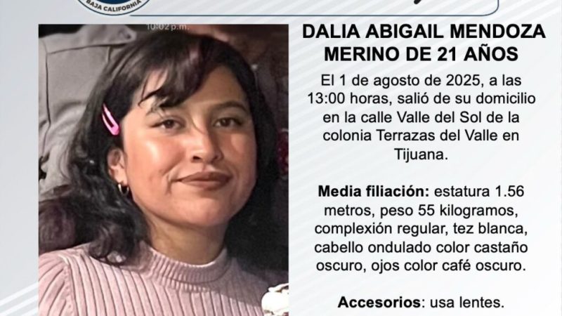 Pesquisa de Dalia Abigail Mendoza Merino de 21 años de edad