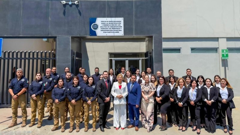 Inauguran trabajos de construcción y remodelación en la Fiscalía Especializada en Delitos de Desaparición Forzada