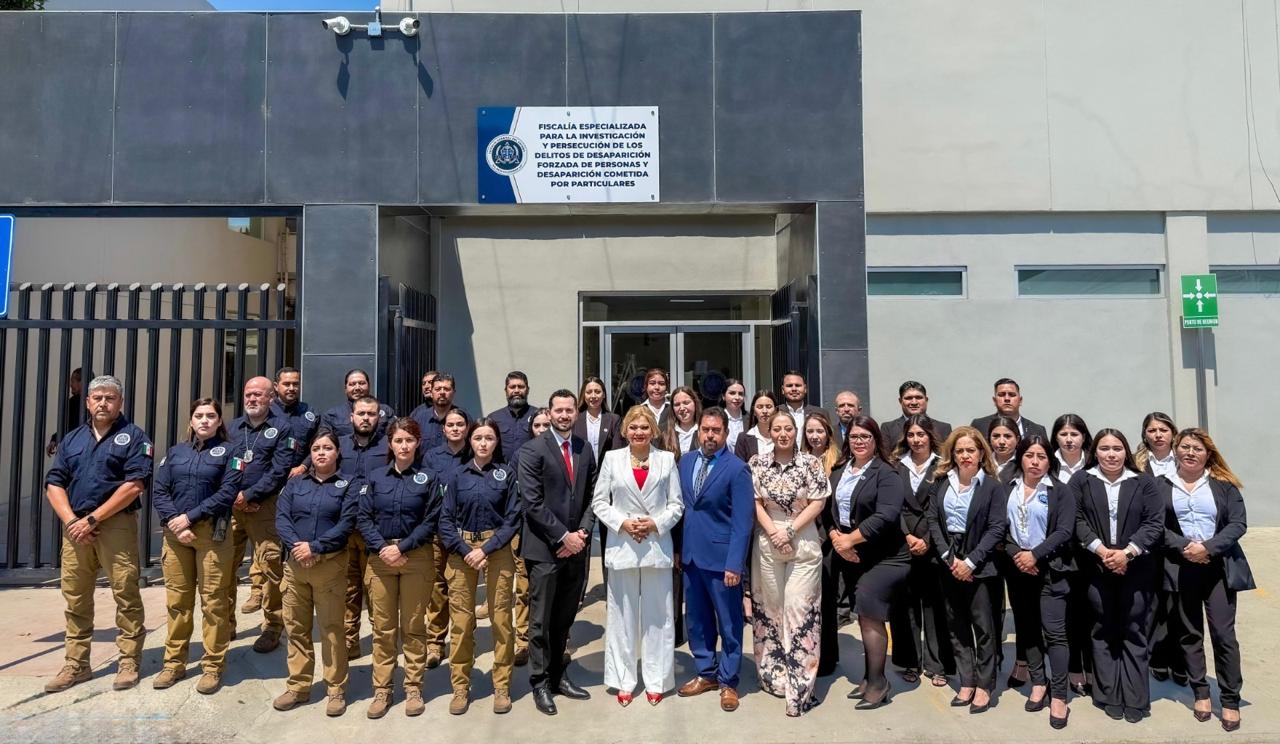 Inauguran trabajos de construcción y remodelación en la Fiscalía Especializada en Delitos de Desaparición Forzada