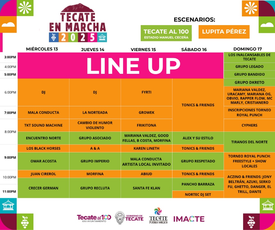 Comienza la cuenta regresiva para la Feria Tecate en Marcha 2025