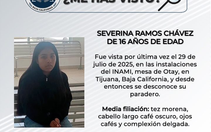 Pesquisa de Severina Ramos Chávez de 16 años de edad