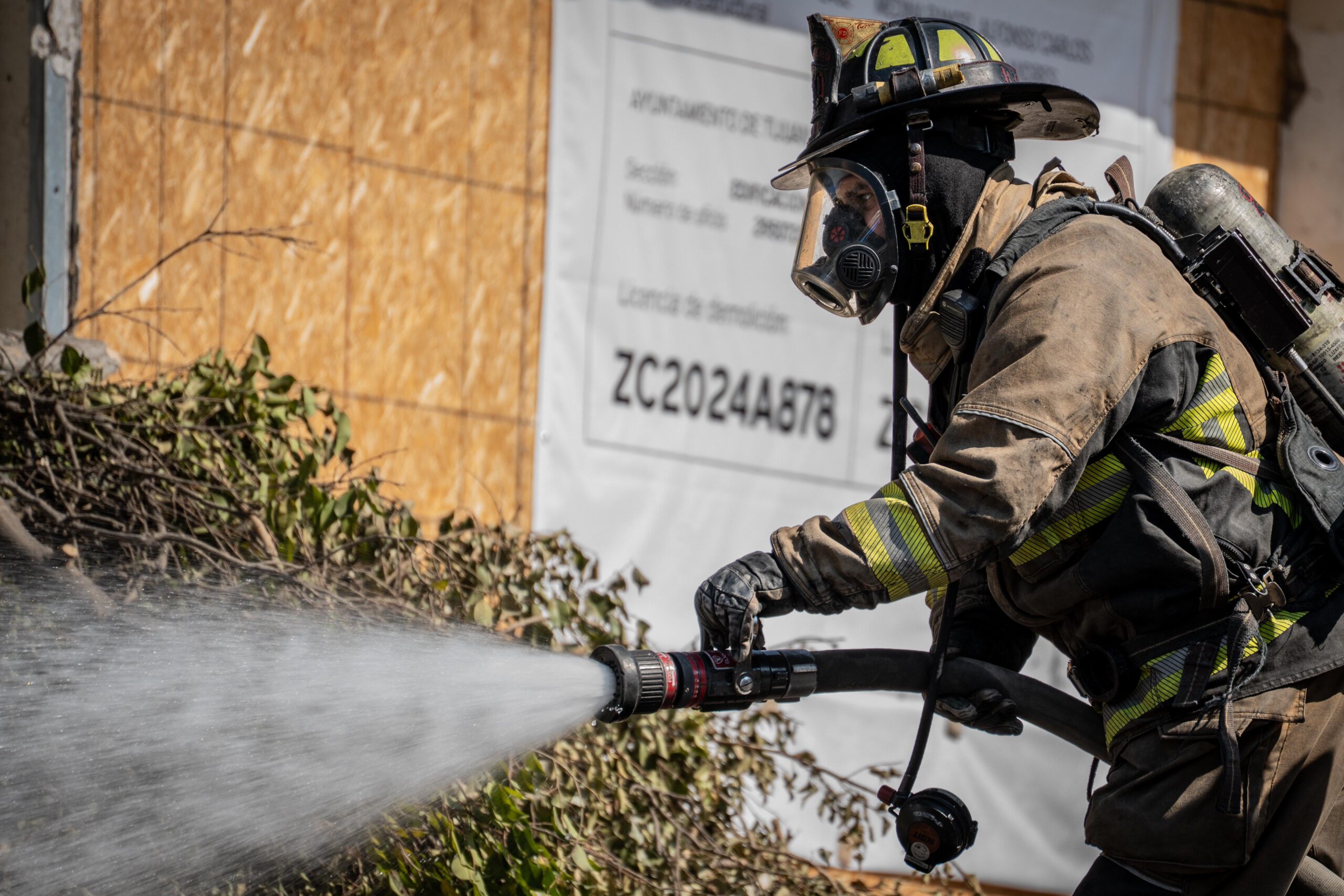 Fuga de gas en la colonia Juárez