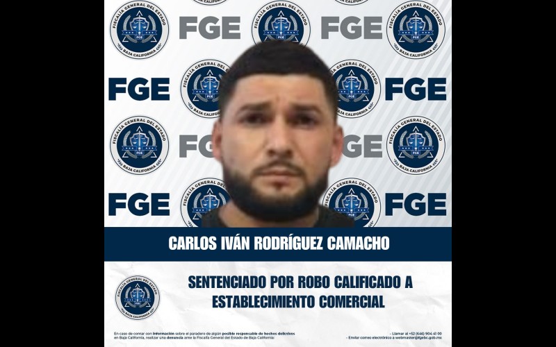 Por robo calificado a establecimiento comercial, imponen sentencia condenatoria