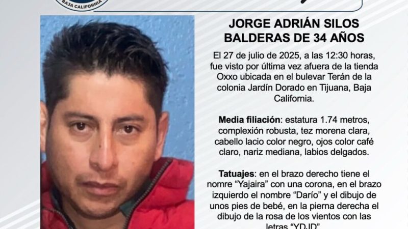 Pesquisa de Jorge Adrián Silos Balderas de 34 años de edad