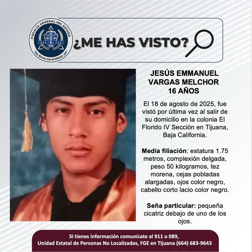 Pesquisa de Jesús Emmanuel Vargas Melchor de 16 años de edad