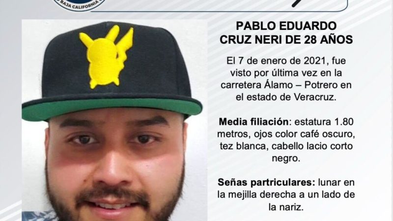 Pesquisa de Pablo Eduardo Cruz Neri de 28 años de edad