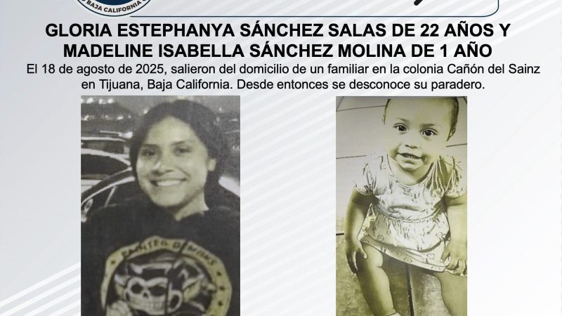 Pesquisa de Gloria Estephanya Sánchez Salas de 22 años y Madeline Isabella Sánchez Molina de 1 año de edad