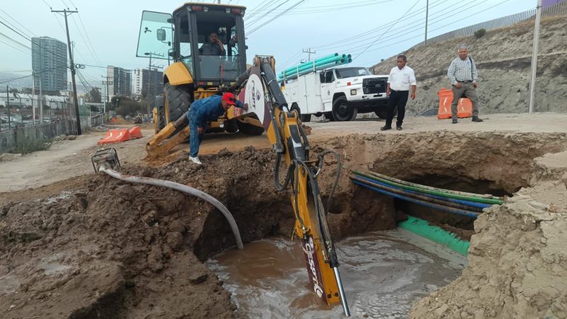 Concluye CESPT reparación del Acueducto Lázaro Cárdenas
