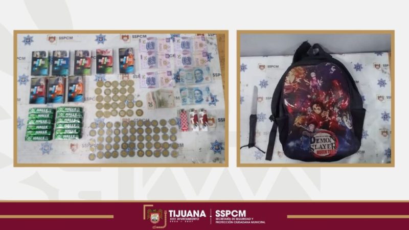 Asegura Policía Municipal a presunto responsable de robo con violencia en tienda Oxxo