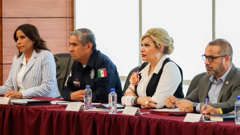 Refuerza Gobernadora Marina del Pilar acciones de seguridad en coordinación con los tres órdenes de gobierno