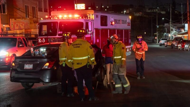 Accidente vehicular en Villa Fontana