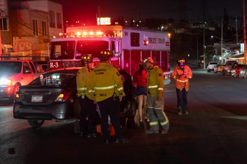 Accidente vehicular en Villa Fontana