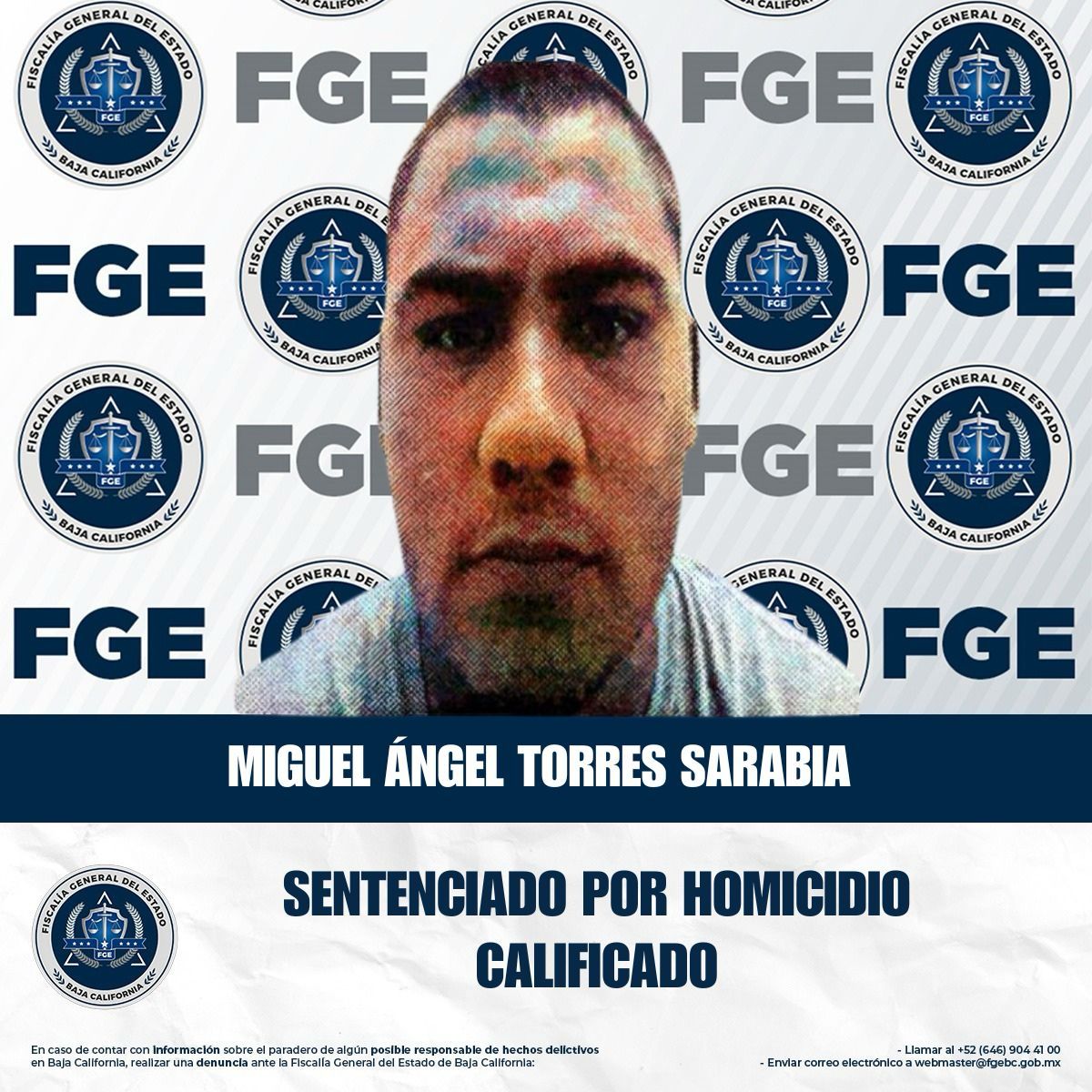Fiscalía logra condena de 23 años de prisión por homicidio calificado