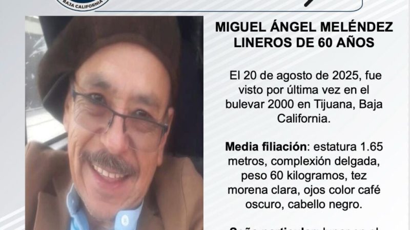 Pesquisa de Miguel Ángel Meléndes Lineros de 60 años de edad