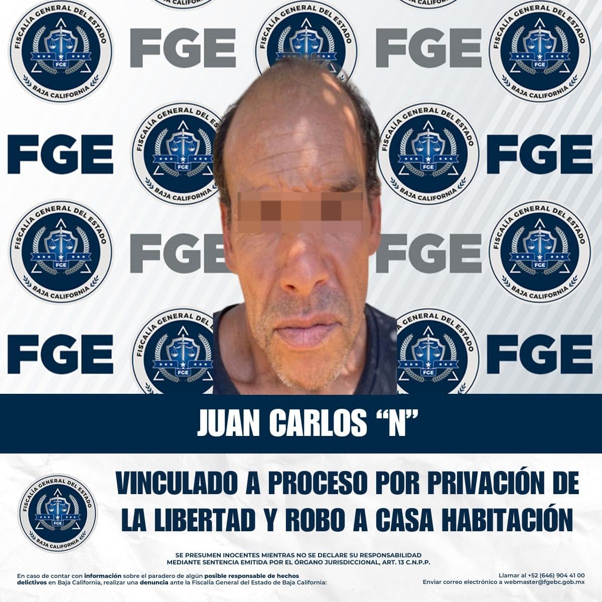 Por Privación de la libertad y robo a casa habitación, hombre fue vinculado a proceso