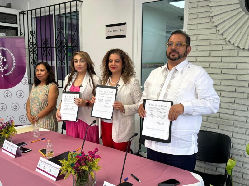 Baja California y Oaxaca firman convenio para fortalecer la justicia familiar mediante pruebas de ADN accesibles