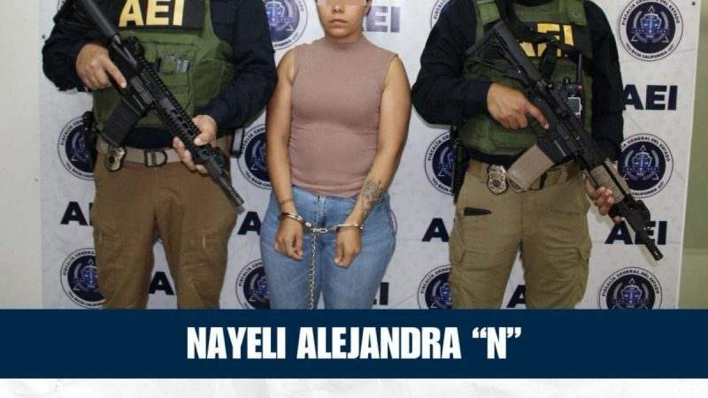 La Fiscalía General de BC detiene a mujer con orden de aprehensión por tentativa de homicidio y privación de la libertad en el estado de Jalisco