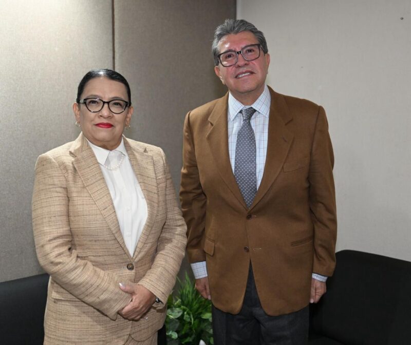 Rosa Icela Rodríguez, con una relación estrecha con el Poder Legislativo “por su vocación democrática, de apertura y progresista”: Ricardo Monreal