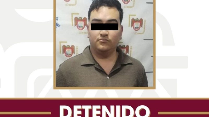 Asegura Policía Municipal a un hombre en posesión de un arma de fuego en Infonavit Cachanillas