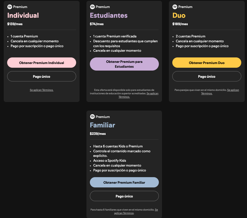 Spotify aumentará precios en varios países del mundo, ¿cómo quedarán en México?