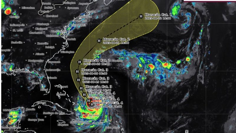 ¿El huracán Erin afecta a México? Alertan olas mortales en el Atlántico