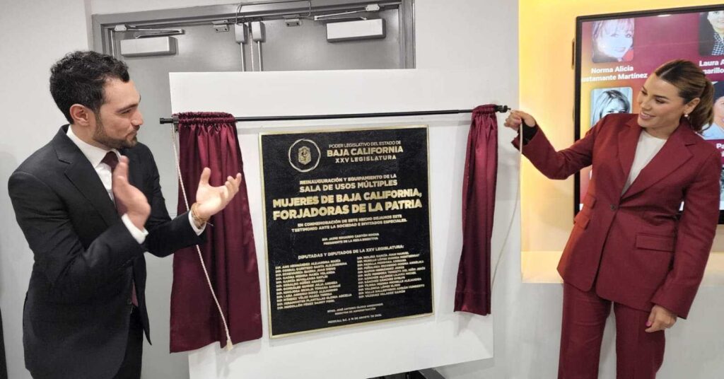 Reinaugura Congreso del Estado la sala “Mujeres de Baja California forjadoras de la Patria“