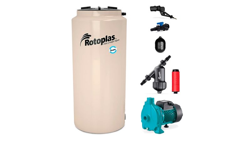 Si no tienes buena presión de agua, Rotoplas te da esta solución