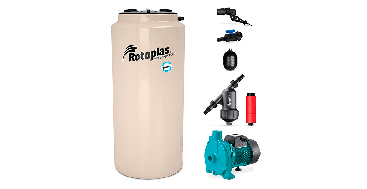 Si no tienes buena presión de agua, Rotoplas te da esta solución